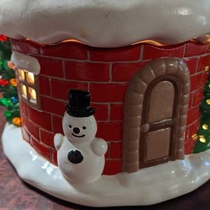 Vintage Hand Painted Lighted Christmas House